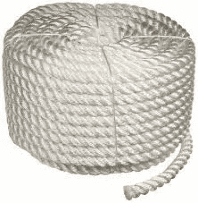 Arayem Trade Nylon Rope in white color