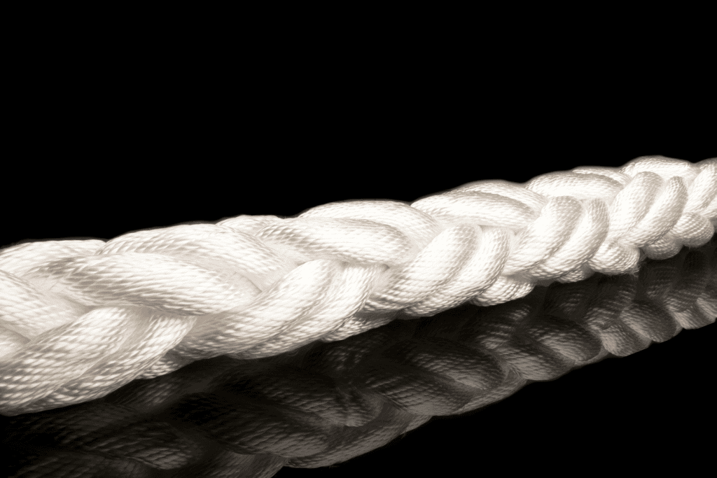 TEHO Ropes MAGNARO®-Nylon Mooring Rope in white color