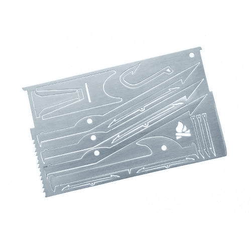 Top 10 Survival Card Suppliers in the UK: A Guide to Outdoor Survival Cards and Where to Buy Them in Bulk 7 Survival card suppliers: the Bushcraft Essentials JV Survival Card on white background.