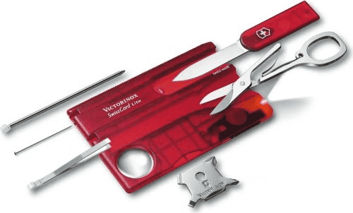 Top 10 Survival Card Suppliers in Canada: Bulk Options for Outdoor Enthusiasts and Emergency Responders 7 Survival card suppliers: Victorinox Swiss Card Multi-tool on white surface.