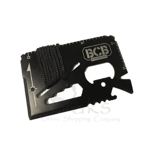 Top 10 Survival Card Suppliers in the UK: A Guide to Outdoor Survival Cards and Where to Buy Them in Bulk 10 Survival card suppliers: BCB Pocket Tool V2.0 on white background.