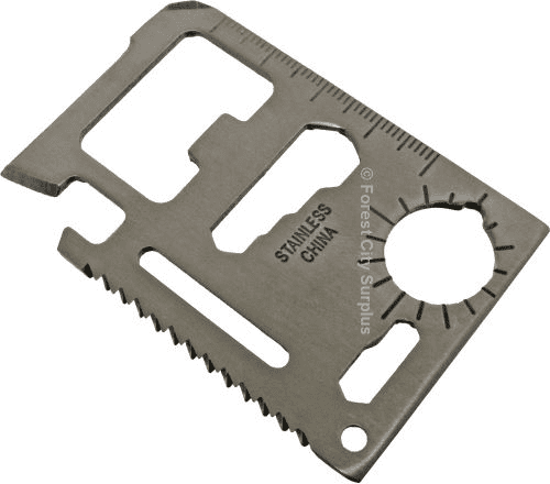 Top 10 Survival Card Suppliers in Canada: Bulk Options for Outdoor Enthusiasts and Emergency Responders 9 Survival card suppliers: 10-in-1 survival card on white background.