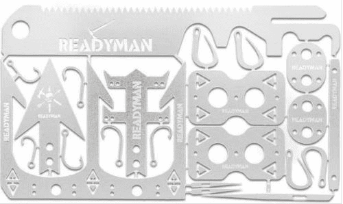 Top 10 Survival Card Suppliers in the UK: A Guide to Outdoor Survival Cards and Where to Buy Them in Bulk 8 Survival card suppliers: the Readyman Enhanced Wilderness Survival Card Tool on white background.