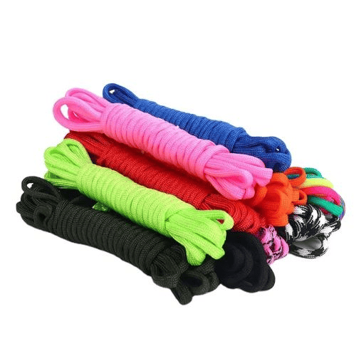 Paracord wholesale: paracord in different colors piled on top of each other.