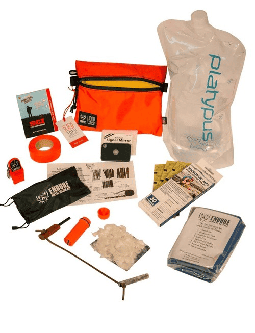 Basic Wilderness Survival Kit and Permanent Match Bulk