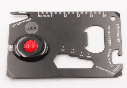 Importing Survival Card Bulk from China to the US: Tips, Considerations, and Potential Suppliers 4 Survival card manufacturing: black Tianxin survival card on white surface.