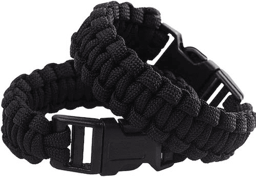 If you are looking for paracord bracelet for sale, check out Ubuy for items like this all-black paracord bracelet.