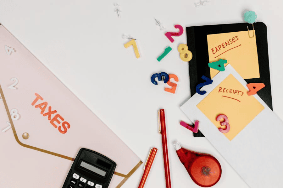 Paracord for sale: office supplies on a white table.