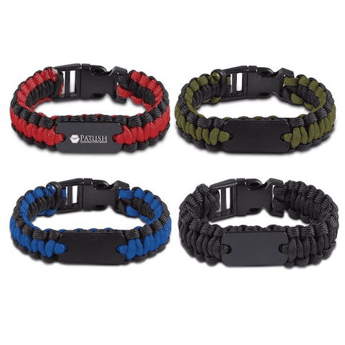 Wristband Monkey is a paracord bracelet manufacturer that offers paracord bracelets in several colors.