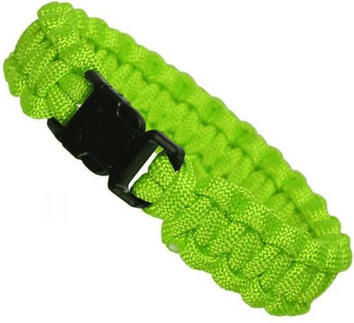 Top 10 Paracord Bracelet Manufacturers in the UK: A Guide to the Best Brands and Products 7 MilWorld UK offers this bright neon green paracord bracelet.