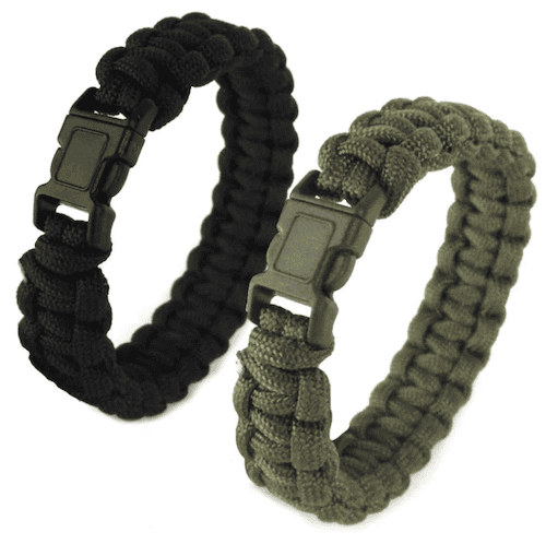 Army and Outdoors offers these simplistic paracord bracelets.